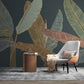 Banana leaves decor wallpaper Tropical wallpaper Leaf Removable wallpaper vinyl wallpaper modern wallpaper banana leaves print