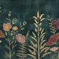 Flowers wallpaper, wildflowers wallpaper, floral peel and stick, vinyl, canvas wallpaper, flower wall mural, adhesive wallpaper botanical