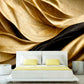 Extra large 3d wallpaper, abstract self adhesive wall mural, gold black peel and stick wallpaper, luxury accentual bedroom photo wallpaper