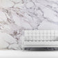 Marble extra large wallpaper, self adhesive abstract wall mural, accentual white brown wallpaper, temporary modern wall mural for bedroom